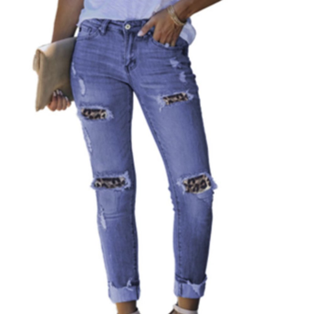 Leopard Print Jean